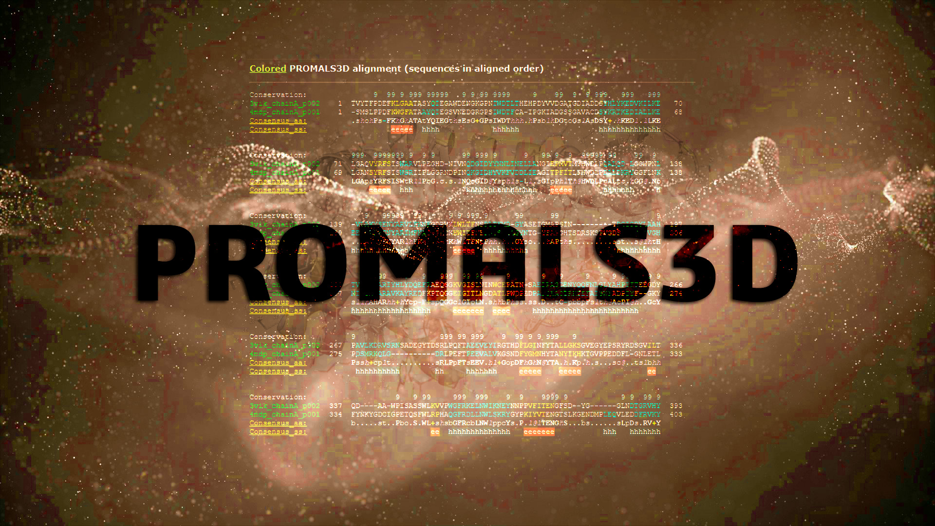 Alinhamentos híbridos com PROMALS3D